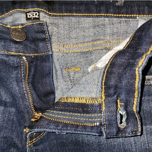 Judy Blue Dark Wash Blue Denim Stretch Comfort Skinny Fit Jeans Size 15/32 - Picture 8 of 12